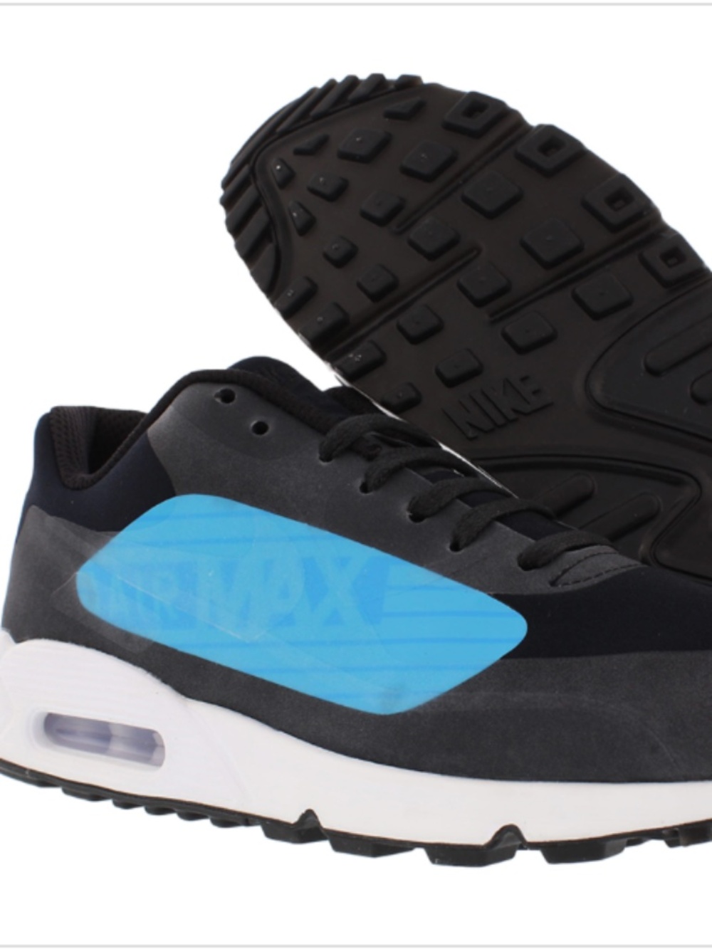 Nike Air Max 90 NS Big Logo Laser Blue - UK 9.5 NWT